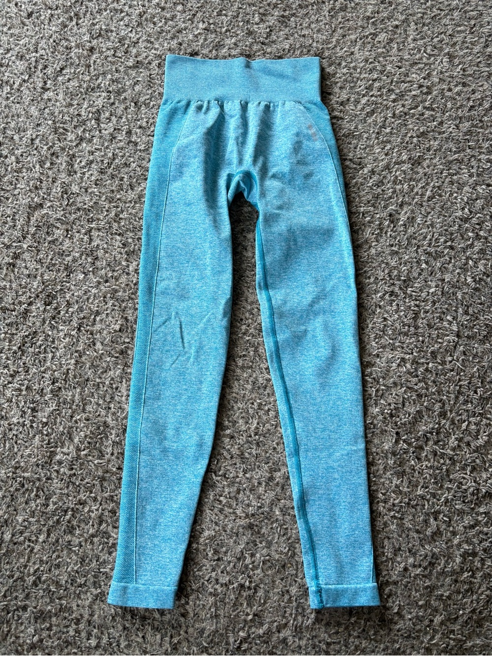 Gymshark Aqua Teal High-Waist Seamless Leggings